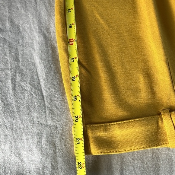 89th+Madison• Mustard Yellow Fall Women’s Midi Skirt, Size L - Picture 10 of 11